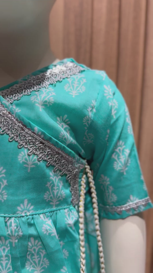 Turquoise Charm Kurti