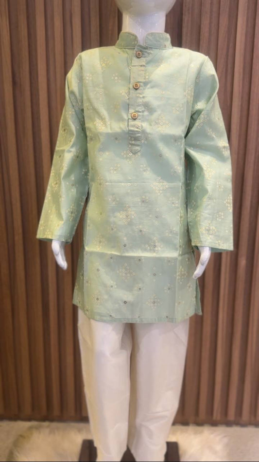 Seafoam Butti Kurta Pyjama