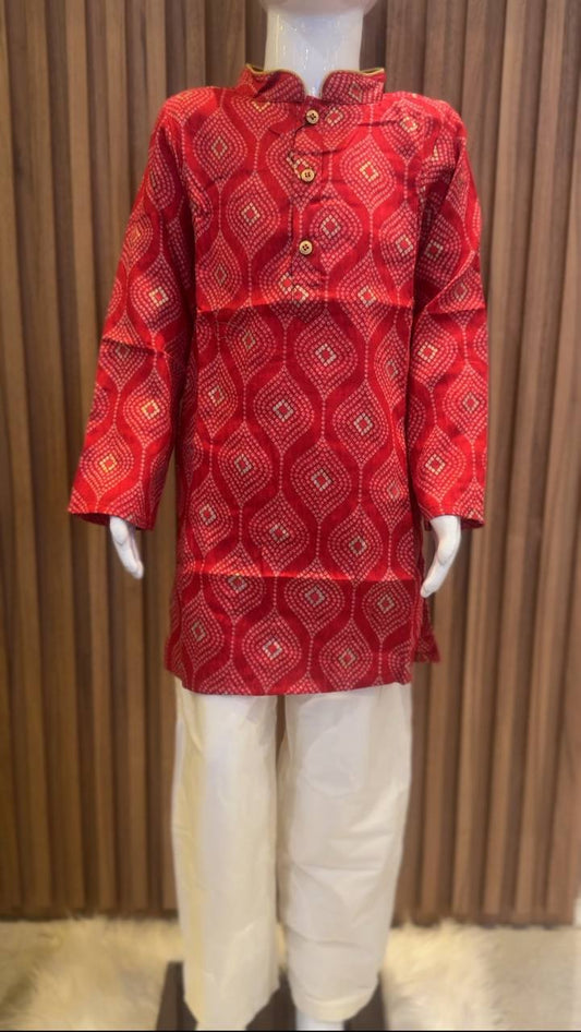 Crimson Diamonds Kurta Pajama